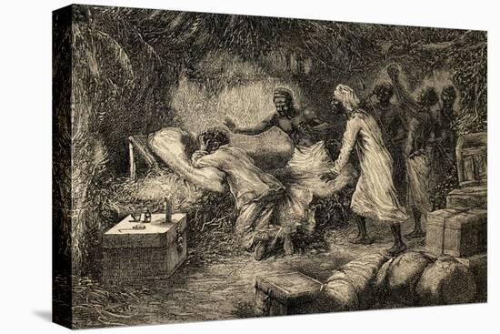 Death of David Livingstone (1813-1873)-null-Premier Image Canvas