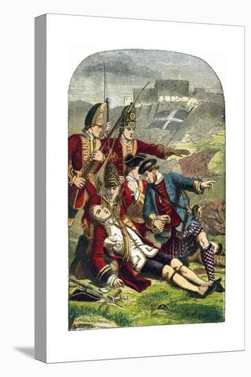 Death of General James Wolfe at the Siege of Quebec, 1759-Edward Henry Corbould-Premier Image Canvas