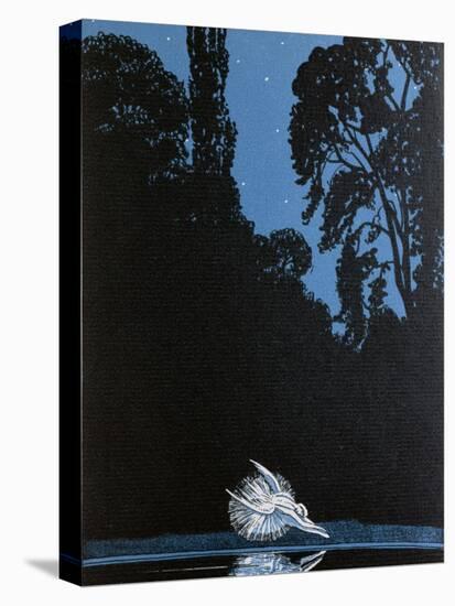 Death of Swan, Illustration, 'La Gazette du Bon Ton' inspired by Tchaikovsky's ballet 'Swan Lake'-null-Premier Image Canvas