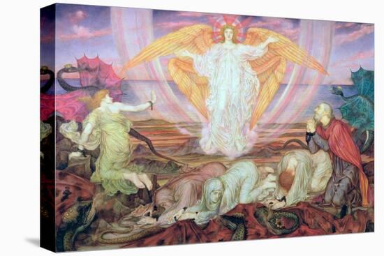 Death of the Dragon, 1914-Evelyn De Morgan-Premier Image Canvas