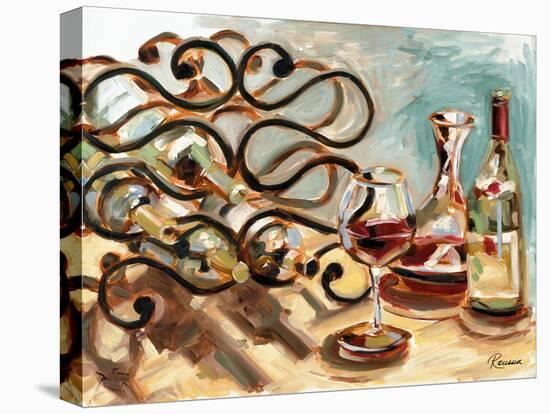 Decanter and Wine-Heather A. French-Roussia-Stretched Canvas