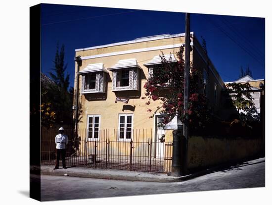 December 1946: an 18th-Century George Washington House on Upper Bay Street in Bridgetown, Barbados-Eliot Elisofon-Premier Image Canvas