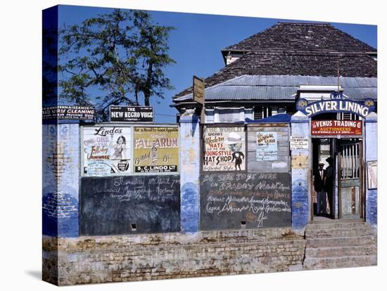 December 1946: Entrance to the Silver Lining Cafe in Jamaica-Eliot Elisofon-Premier Image Canvas