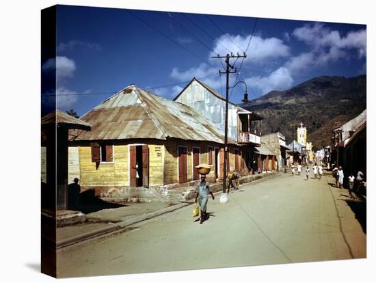 December 1946: Town of Cap Haitien, Haiti-Eliot Elisofon-Premier Image Canvas