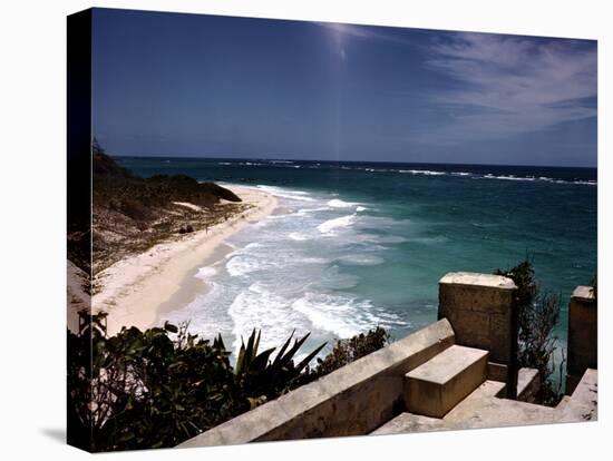 December 1946: View of a Beach in Jamaica-Eliot Elisofon-Premier Image Canvas