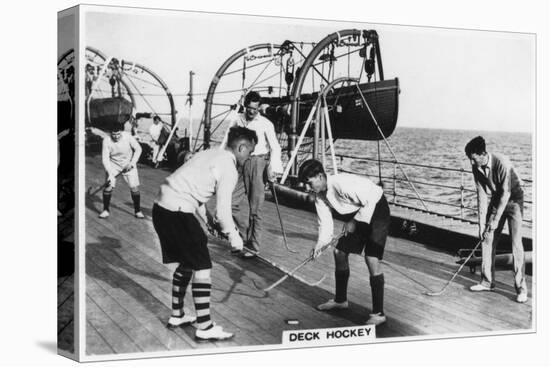 Deck Hockey on Board the Battleship HMS 'Nelson, 1937-null-Premier Image Canvas