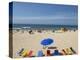 Deckchairs on Bondi Beach, Sydney, New South Wales, Australia-Mark Mawson-Premier Image Canvas