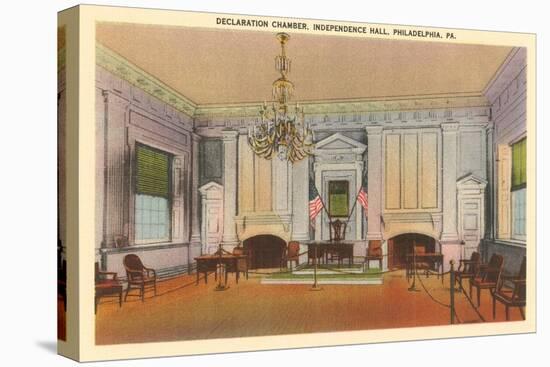 Declaration Chamber, Independence Hall, Philadelphia, Pennsylvania-null-Stretched Canvas