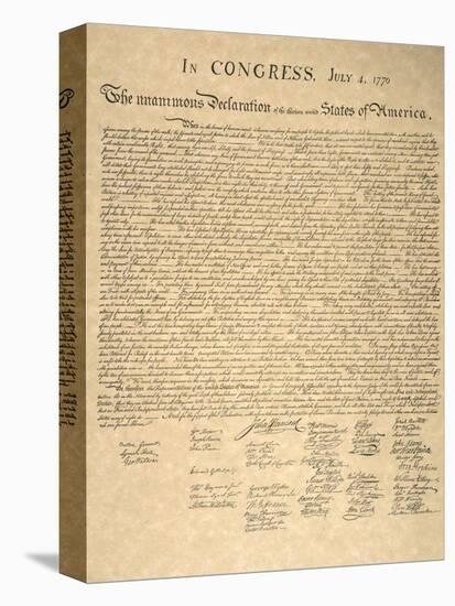 Declaration of Independence-null-Premier Image Canvas