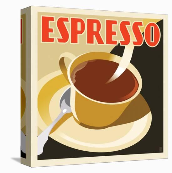 Deco Espresso I-Richard Weiss-Stretched Canvas