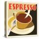 Deco Espresso I-Richard Weiss-Stretched Canvas