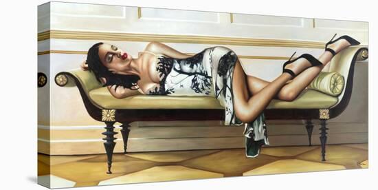 Deco Lady-Pierre Benson-Stretched Canvas