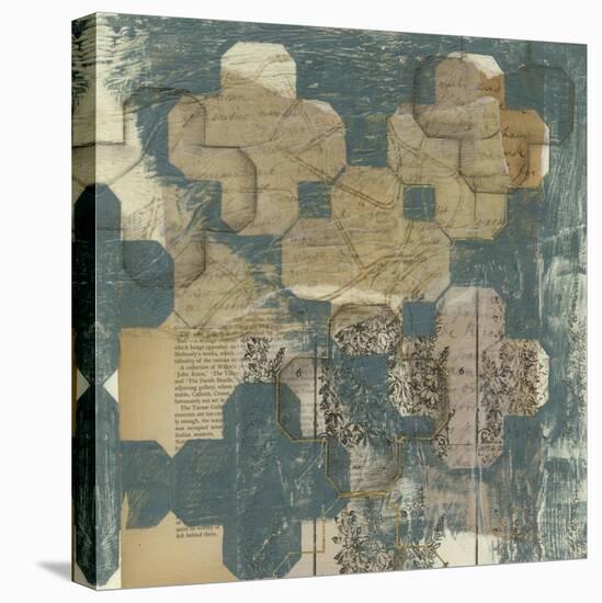 Deconstructed Quatrefoil II-Jennifer Goldberger-Stretched Canvas