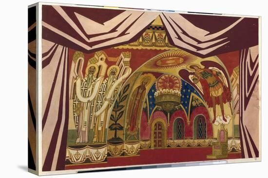 Decor Pour L'opera  La Fiancee Du Tsar  De Nicolas (Nikolai) Rimski Korsakov (Rimski-Korsakov) (184-Ivan Bilibin-Premier Image Canvas