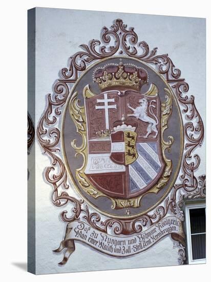 Decorated Facade in Kremsbrueke, Innerkrems, Carinthia, Austria-null-Premier Image Canvas