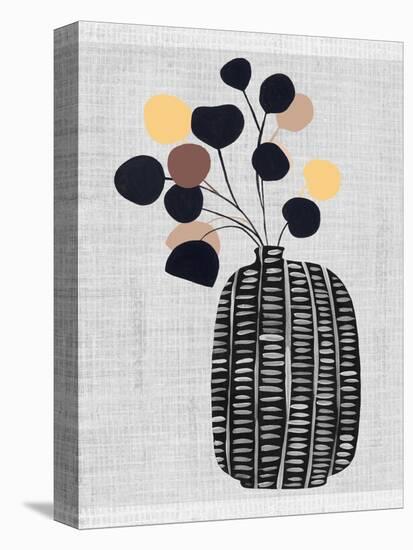 Decorated Vase with Plant III-Melissa Wang-Stretched Canvas