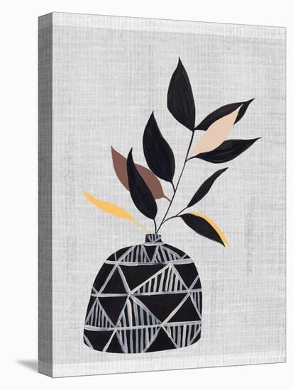Decorated Vase with Plant IV-Melissa Wang-Stretched Canvas