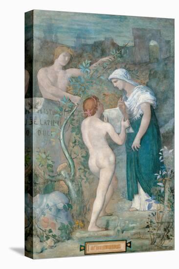 Decorative Canvass for the Town House of Madame Vignon, History-Pierre Puvis de Chavannes-Premier Image Canvas