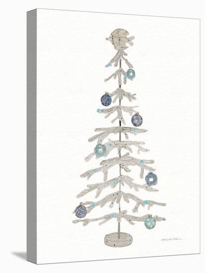 Decorative Coastal Holiday Tree IV-Kathleen Parr McKenna-Stretched Canvas
