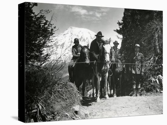 Dedication of Mount Rainier National Park Horse Trail, July 9, 1931-Ashael Curtis-Premier Image Canvas