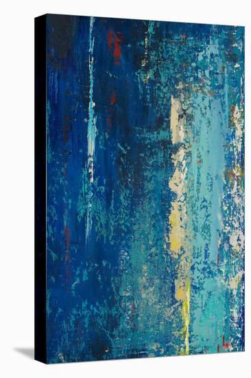 Deep Blue Abstract-Patricia Pinto-Stretched Canvas