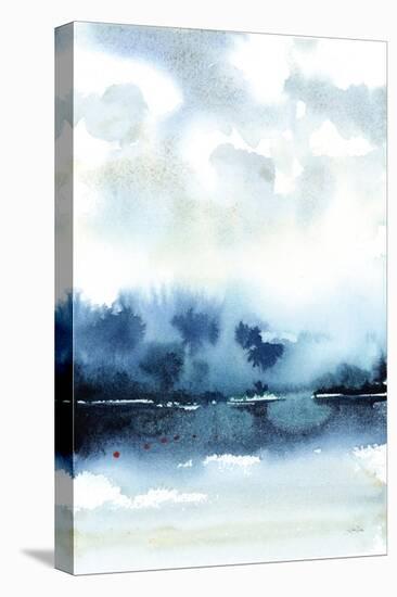 Deep Blue Lake-Katrina Pete-Stretched Canvas