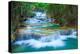 Deep Forest Waterfall in Kanchanaburi, Thailand-lkunl-Premier Image Canvas