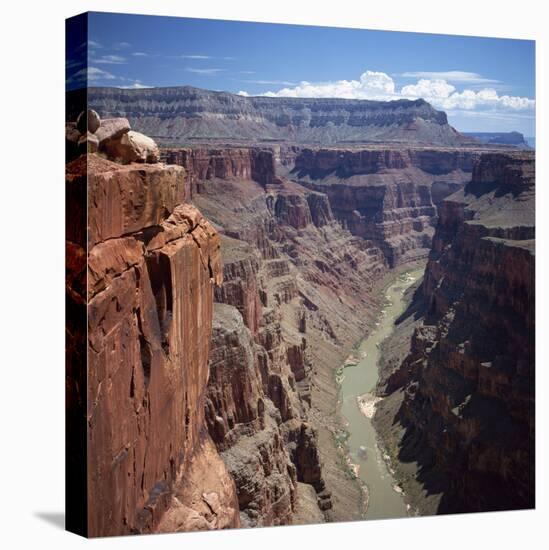 Deep Gorge of the Colorado River on the West Rim of the Grand Canyon, Arizona, USA-Tony Gervis-Premier Image Canvas