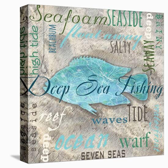 Deep Sea Fishing-Bee Sturgis-Stretched Canvas