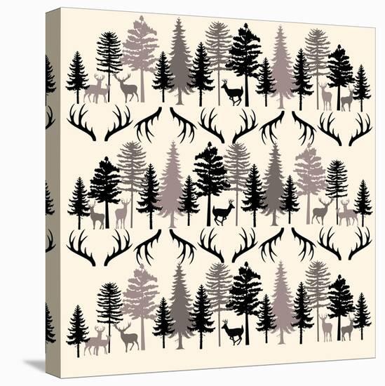 Deer Forest BT-Erin Clark-Premier Image Canvas