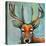 Deer-Karrie Evenson-Stretched Canvas