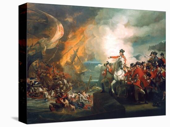 Defeat of the Floating Batteries at Gibraltar, 1782-John Singleton Copley-Premier Image Canvas