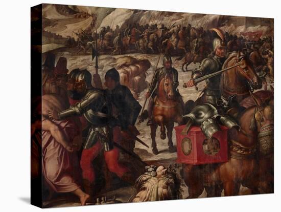 Defeat of the Venetians in Casentino, 1563-1565-Giorgio Vasari-Premier Image Canvas