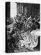 Defenestration-Alphonse Mucha-Stretched Canvas