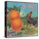 Defiance Orange Label - Venice Cove, CA-Lantern Press-Stretched Canvas