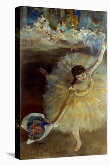 Degas: Arabesque, 1876-77-Edgar Degas-Premier Image Canvas