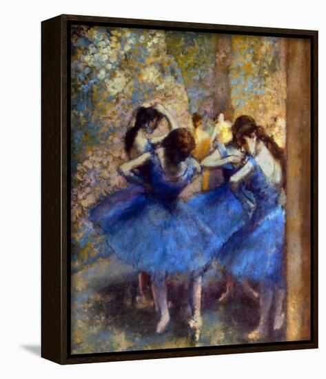 Degas: Blue Dancers, C1890-Edgar Degas-Stretched Canvas