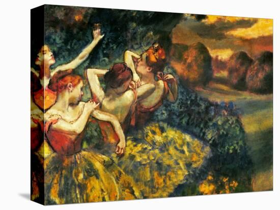 Degas: Four Dancers, C1899-Edgar Degas-Premier Image Canvas