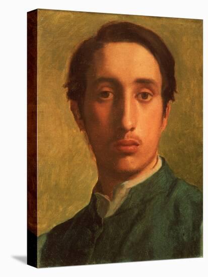 Degas in a Green Jacket, circa 1856-Edgar Degas-Premier Image Canvas