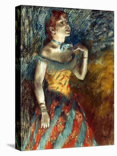 Degas: Singer In Green-Edgar Degas-Premier Image Canvas