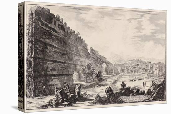 Degli Avanzi Del Castro Pretorio Nella Villa Adriana a Tivoli, 18Th Century (Etching)-Giovanni Battista Piranesi-Premier Image Canvas