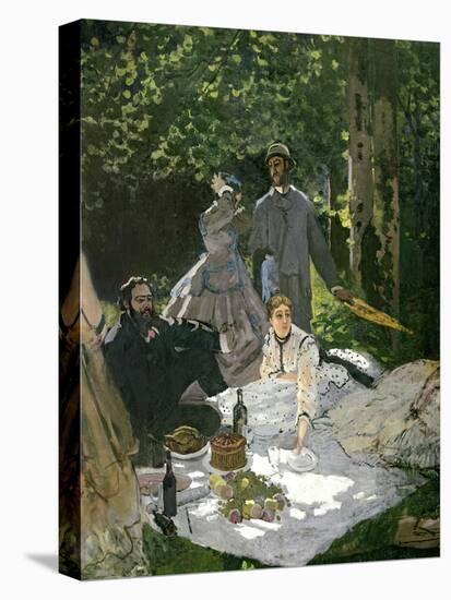 Dejeuner Sur L'Herbe, Chailly, 1865 (Central Panel)-Claude Monet-Premier Image Canvas