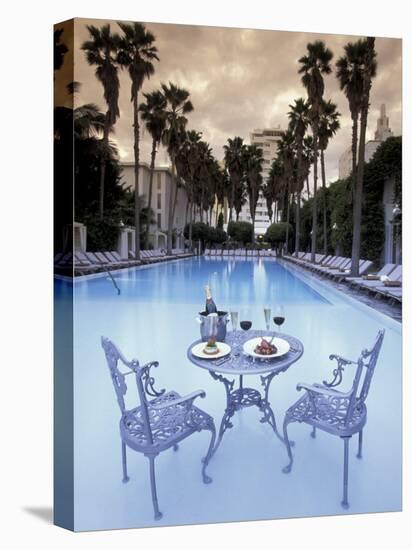 Delano Hotel Pool, South Beach, Miami, Florida, USA-Robin Hill-Premier Image Canvas