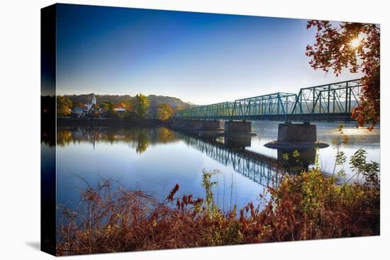 Delaware River Bridge-George Oze-Premier Image Canvas