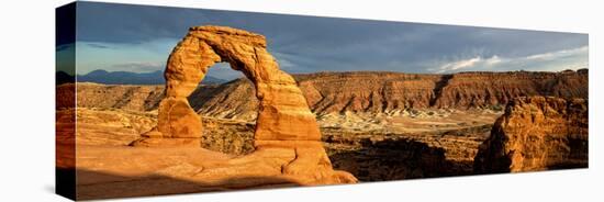 Delicate Arch - Panoramic Landscape - Arches National Park - Utah - United States-Philippe Hugonnard-Premier Image Canvas