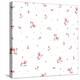 Delicate Floral Background. Pink, Small-Ptaha I-Stretched Canvas