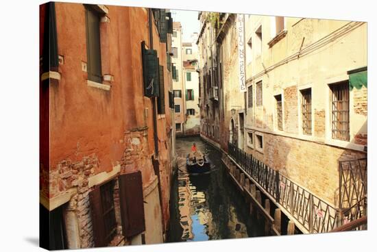 Delivery in Venice-Les Mumm-Stretched Canvas