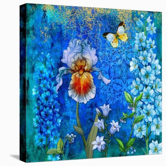 Delphinium and Iris-Maria Rytova-Premier Image Canvas