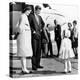 Democratic Presidental Nominee John Kennedy Says Goodbye to His Family-null-Stretched Canvas