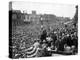 Democratic Presidential Candidate, Franklin Roosevelt, Speaks to Crowd of 10,000, Butte, Montana-null-Stretched Canvas